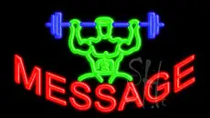 Custom Weight Lifter Logo LED Neon Sign