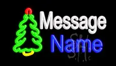 Custom Christmas Tree LED Neon Sign