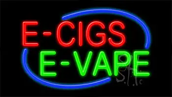 E Cigs E Vape LED Neon Sign