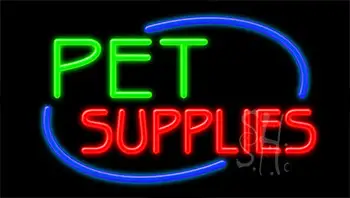 Pet Supplies LED Neon Sign