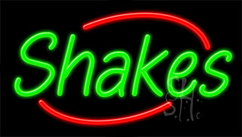 Shakes LED Neon Sign