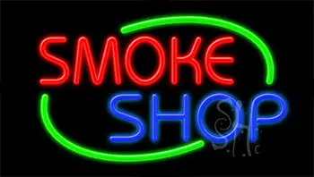 Smoke Shop LED Neon Sign