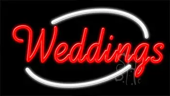 Weddings LED Neon Sign
