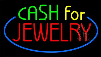 Cash For Jewelry LED Neon Sign
