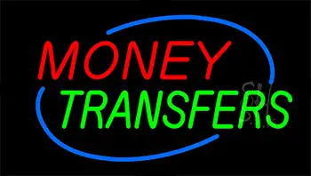 Money Transfers LED Neon Sign