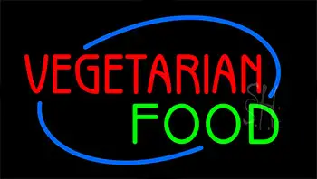 Vegetarian Food LED Neon Sign