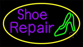 Purple Shoe Repair Sandal LED Neon Sign