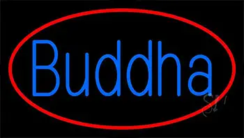 Blue Buddha LED Neon Sign