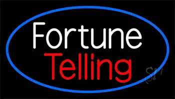 White Fortune Red Telling LED Neon Sign