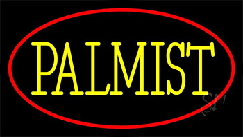 Yellow Palmist Block LED Neon Sign
