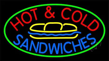 Hot And Cold Sandwiches LED Neon Sign