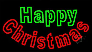 Happy Christmas LED Neon Sign