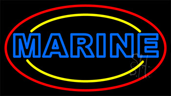 Blue Marine LED Neon Sign