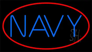Blue Navy LED Neon Sign