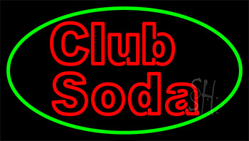 Club Soda LED Neon Sign