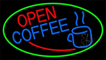 Coffee Open LED Neon Sign