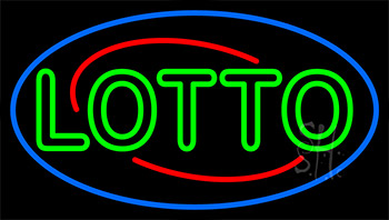 Double Stroke Lotto LED Neon Sign