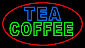 Double Stroke Tea And Coffee LED Neon Sign