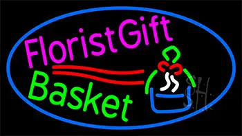 Florist Gift Basket LED Neon Sign