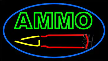 Green Ammo LED Neon Sign