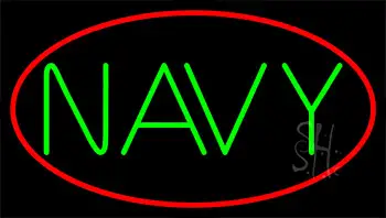 Navy Block LED Neon Sign