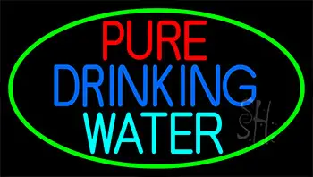 Pure Drinking Water LED Neon Sign