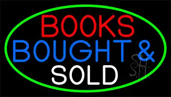 Red Books Bought And Sold LED Neon Sign