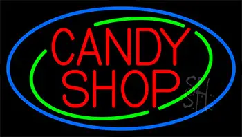 Red Candy Shop LED Neon Sign