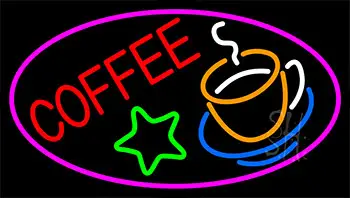 Red Coffee Logo LED Neon Sign