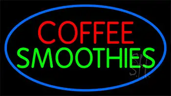 Red Coffee Smoothies LED Neon Sign