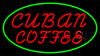 Red Cuban Coffee LED Neon Sign
