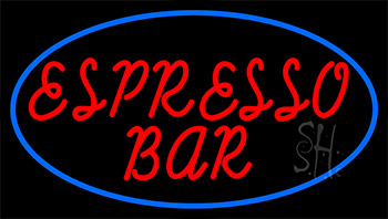 Red Espresso Bar LED Neon Sign