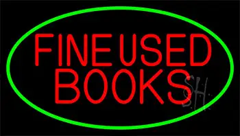Red Fine Used Books LED Neon Sign