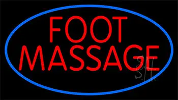 Red Foot Reflexology LED Neon Sign
