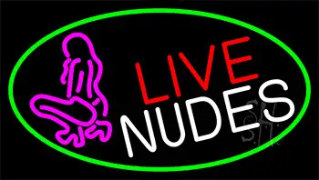 Red Live Nudes LED Neon Sign