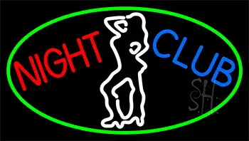 Red Night Club Girls LED Neon Sign