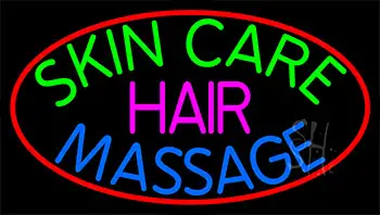 Skin Care Massage Hair LED Neon Sign