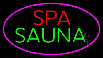 Spa And Sauna LED Neon Sign
