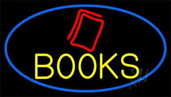 Yellow Books LED Neon Sign