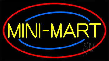 Yellow Mini Mart LED Neon Sign