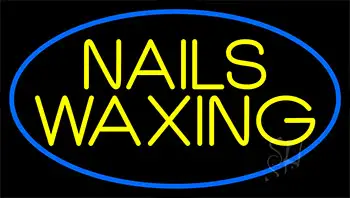 Yellow Nails Waxing LED Neon Sign