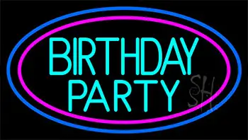 Birthday Party LED Neon Sign