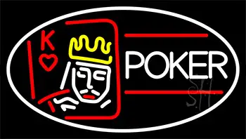 Poker With Border 2 LED Neon Sign