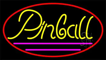 Cursive Letter Pinball 3 LED Neon Sign