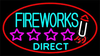 Fire Work Direct 2 LED Neon Sign