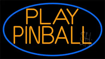 Green Play Pinball 2 LED Neon Sign