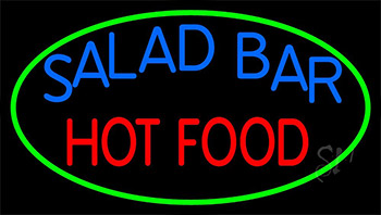 Salad Bar Hot Food LED Neon Sign