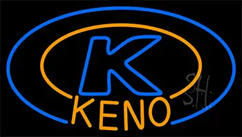 K Keno 2 LED Neon Sign