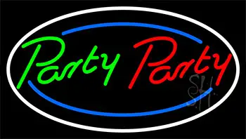 Party Party 2 LED Neon Sign