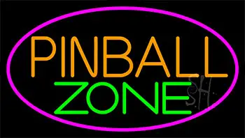 Pinball Zone 5 LED Neon Sign